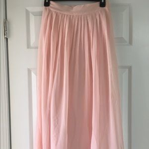 Chiffon long skirt