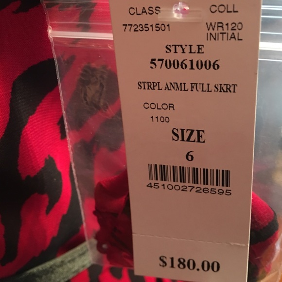 NWT WHBM Red Leopard dress - Picture 4 of 4