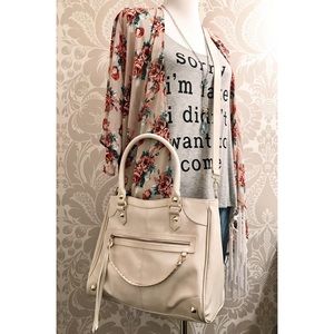 Steve Madden cream crossbody/shoulder purse *EUC