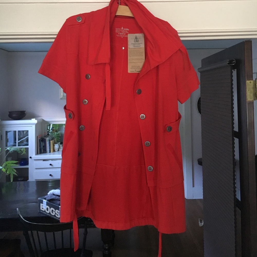 Neon Buddha short sleeved light-weight jacket