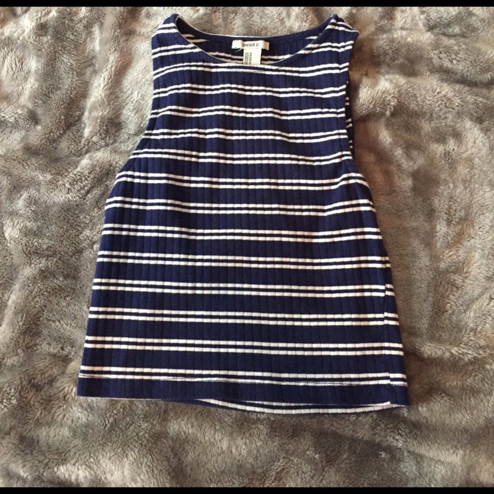 Striped crop top