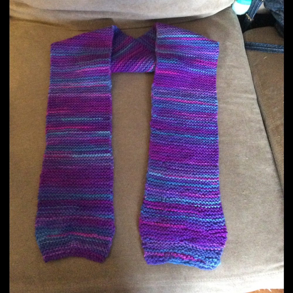 Handmade multicolored scarf