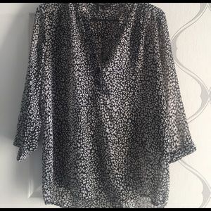 Forever 21 Leopard print blouse.