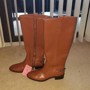 Cognac Sam & Libby riding boots
