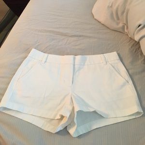 J Crew white chino short