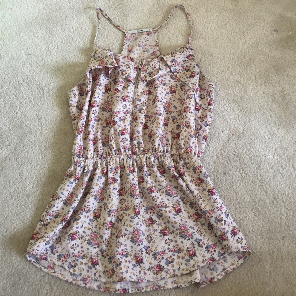 Floral tank top