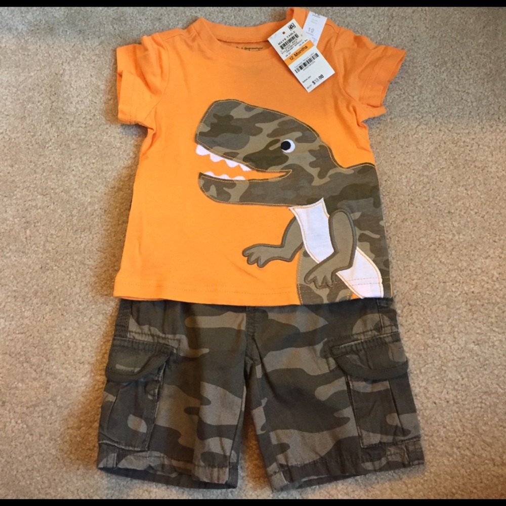 Camo Dinosaur Outfit