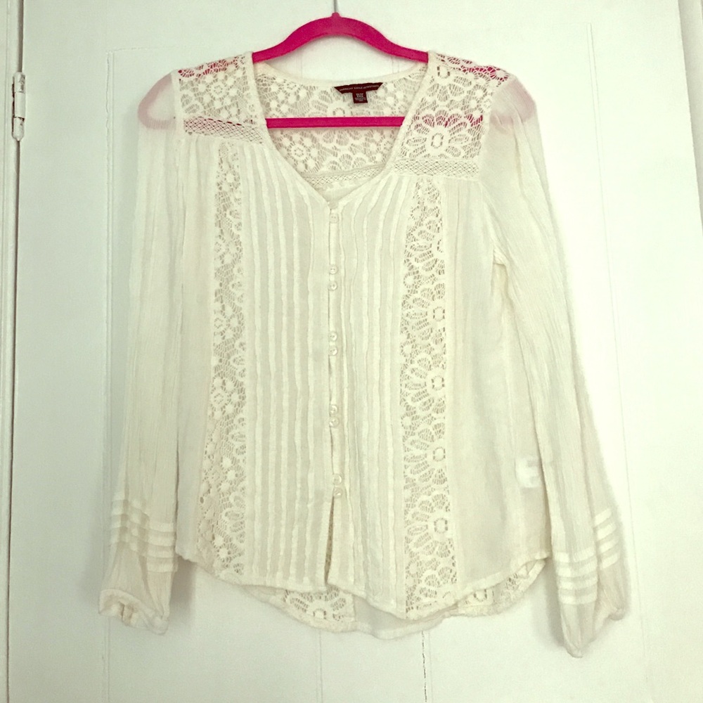 American Eagle button down blouse