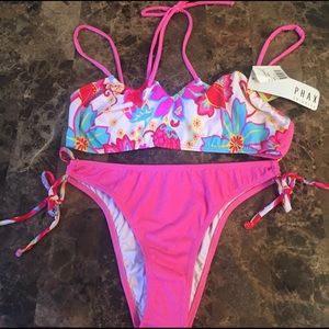 Adorable shoulder strap/neck PHAX 2 piece bikini