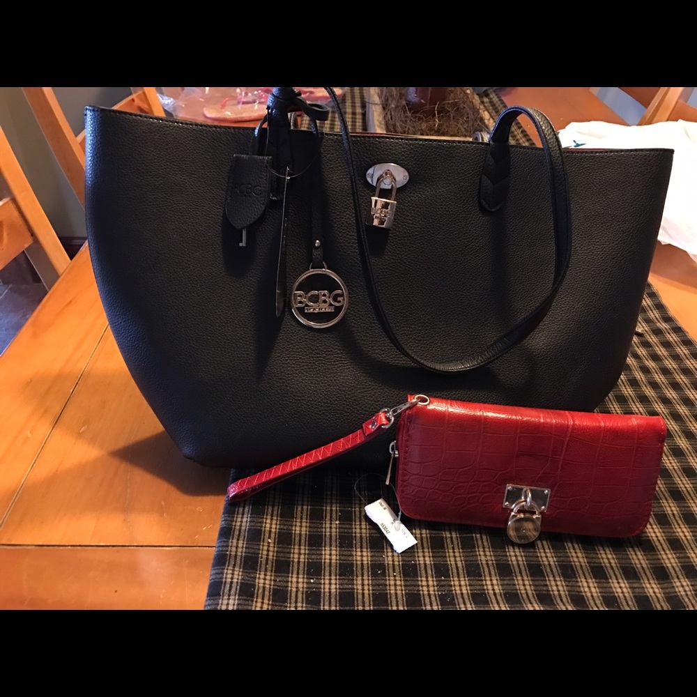 Gorgeous BCBG Paris purse and wallet