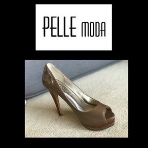 Pelle Moda Platform Peep Toes