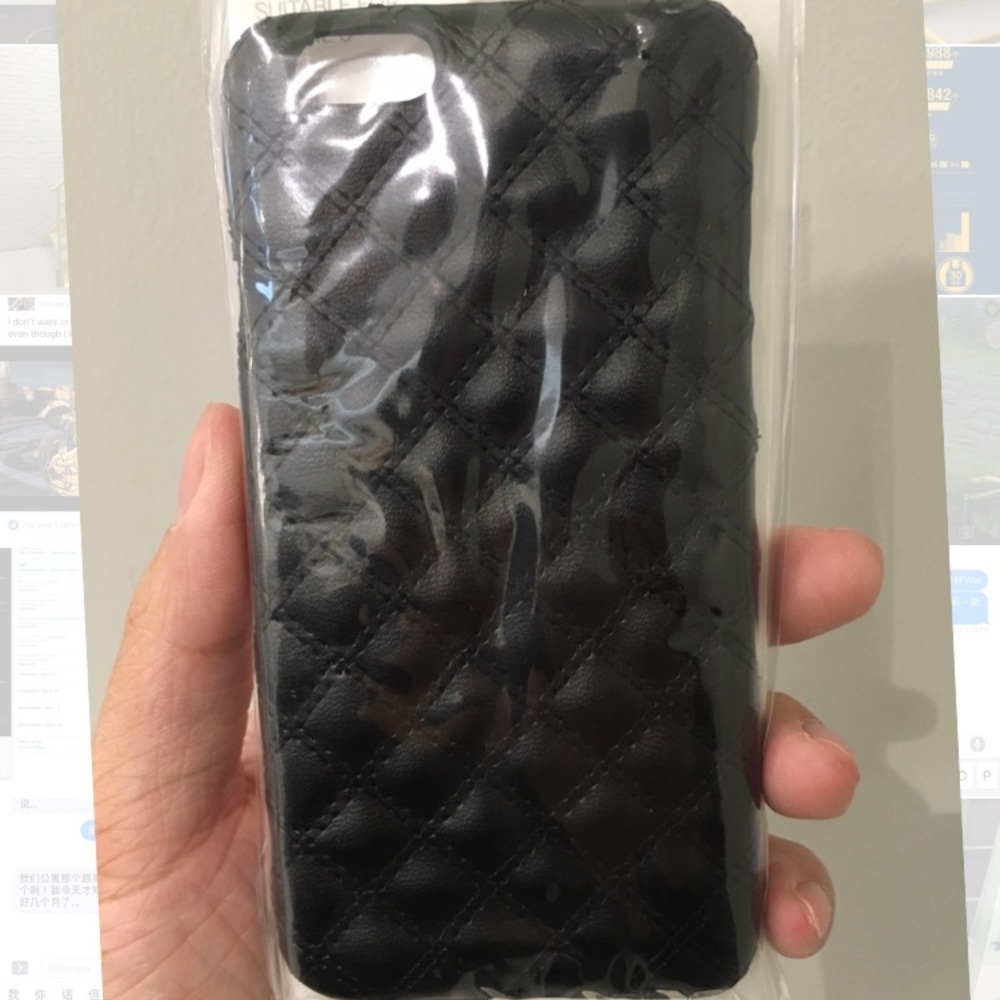 Stitched leather Iphone6 case