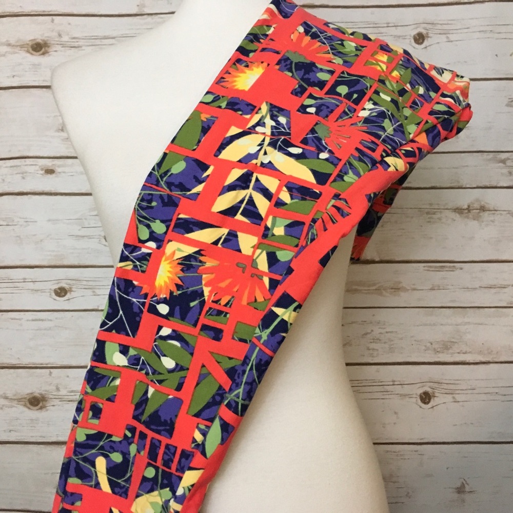 Two Pairs Tropical LuLaRoe TC Leggings
