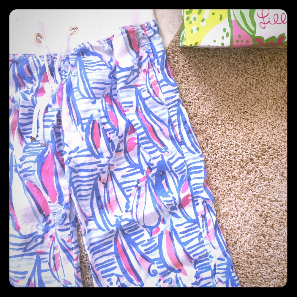 Lilly Pulitzer Sailboats Beach Pant