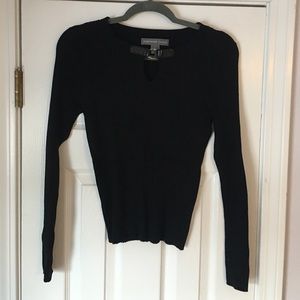 Black long sleeve top
