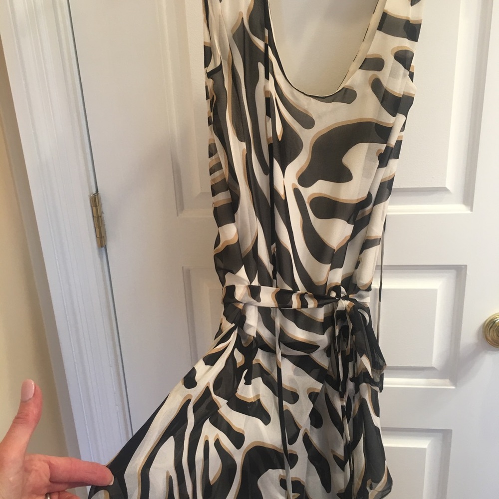 Diane Von Furstenberg animal print dress/worn once