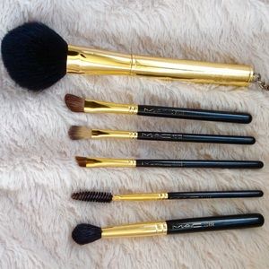 MAC brushes.