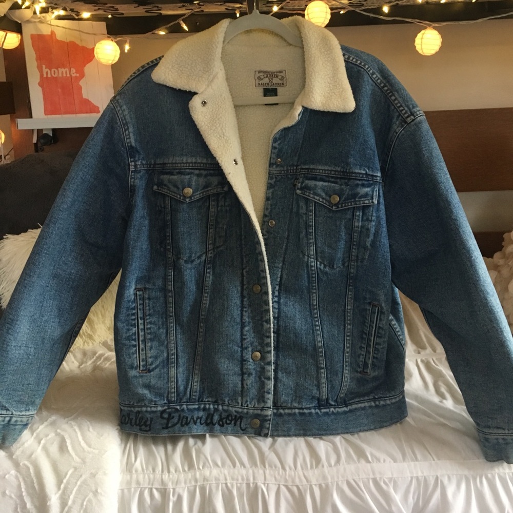 Ralph Lauren Sherpa Lined Denim Jacket
