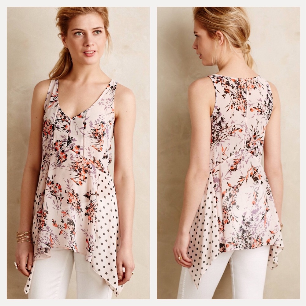 Anthropologie | Vanessa & Virginia Garden Pop Tank