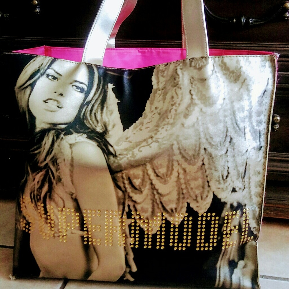 Victorias Secret Handbag Angels Supermodel Gold