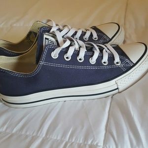 Navy Blue Converse low top
