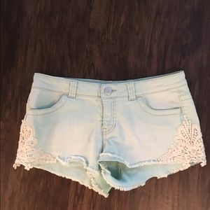 Lace Detail Shorts