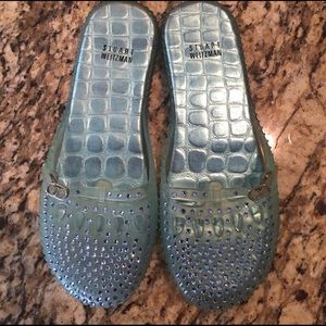 Stuart Weitzman Swarovski Jelly Slides
