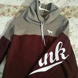 Cowl neck hoodie