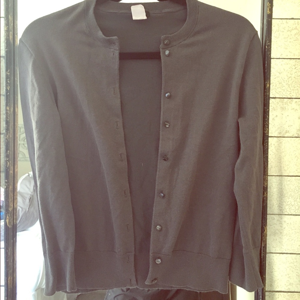 Jcrew Gray Cardigan