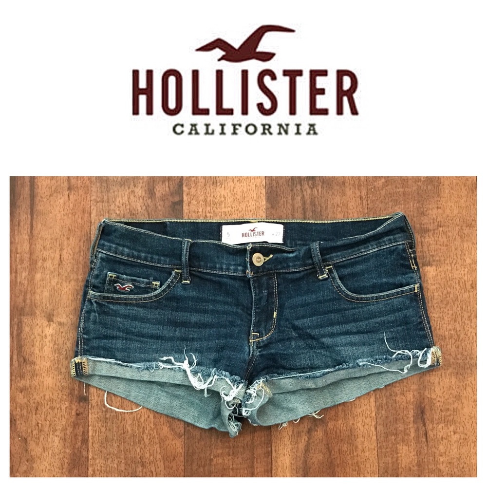 Hollister destroyed jean shorts