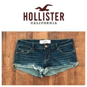 Hollister destroyed jean shorts