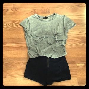 Denim shorts