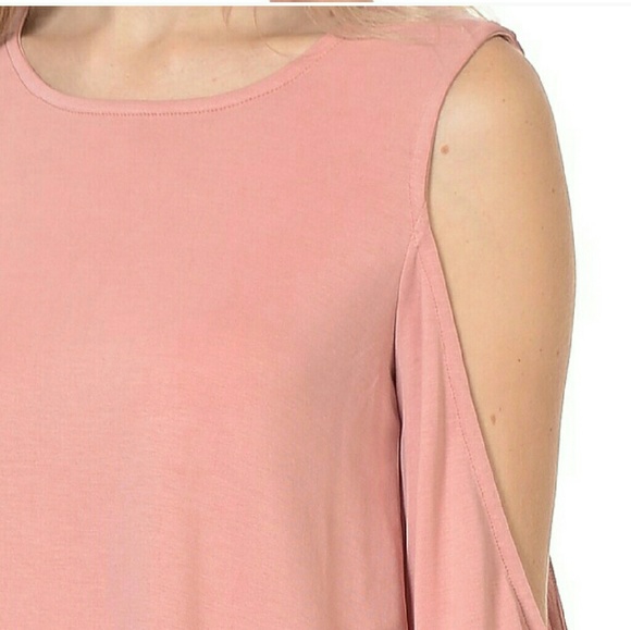 ♡Dusty Rose Cutout dress - Picture 3 of 3