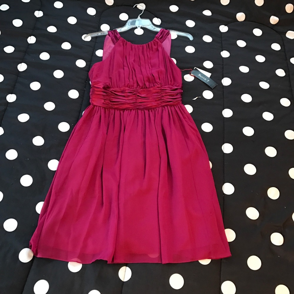 NWT beautiful plum/pink dress