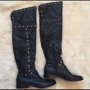 Worn once Victoria Secret over the knee boots $190