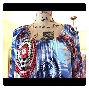 Colorful Boutique Tunic great for spring