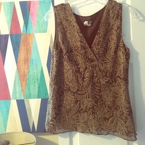 Ann Taylor tank top blouse