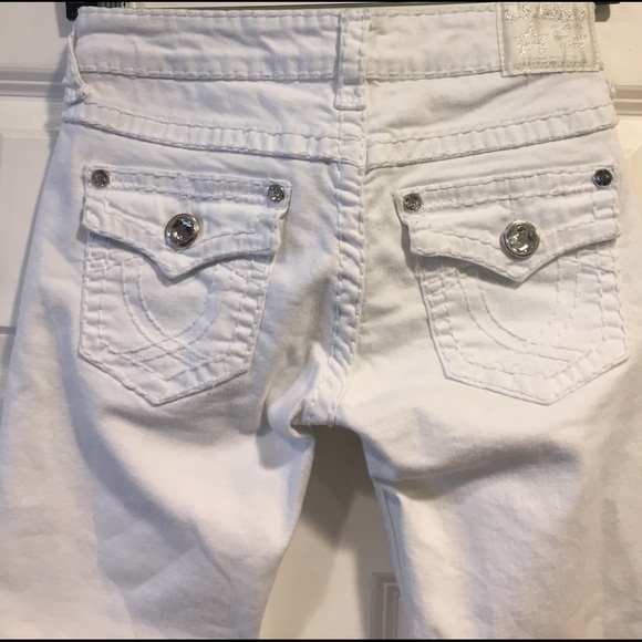 White L.A. Idol USA classic capris - Picture 3 of 4