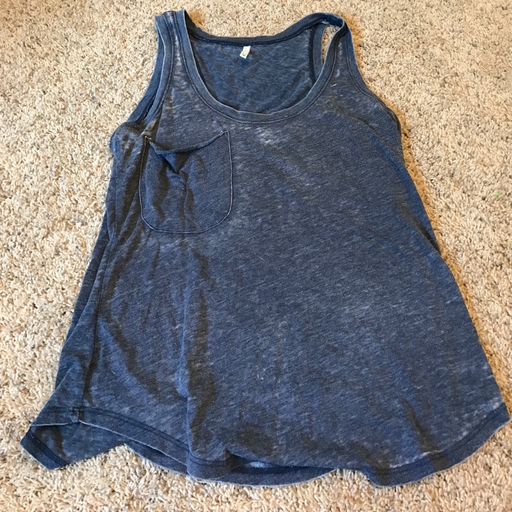 Blue tank