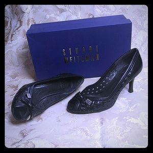Stuart Weitzman Peeptoe Heels.