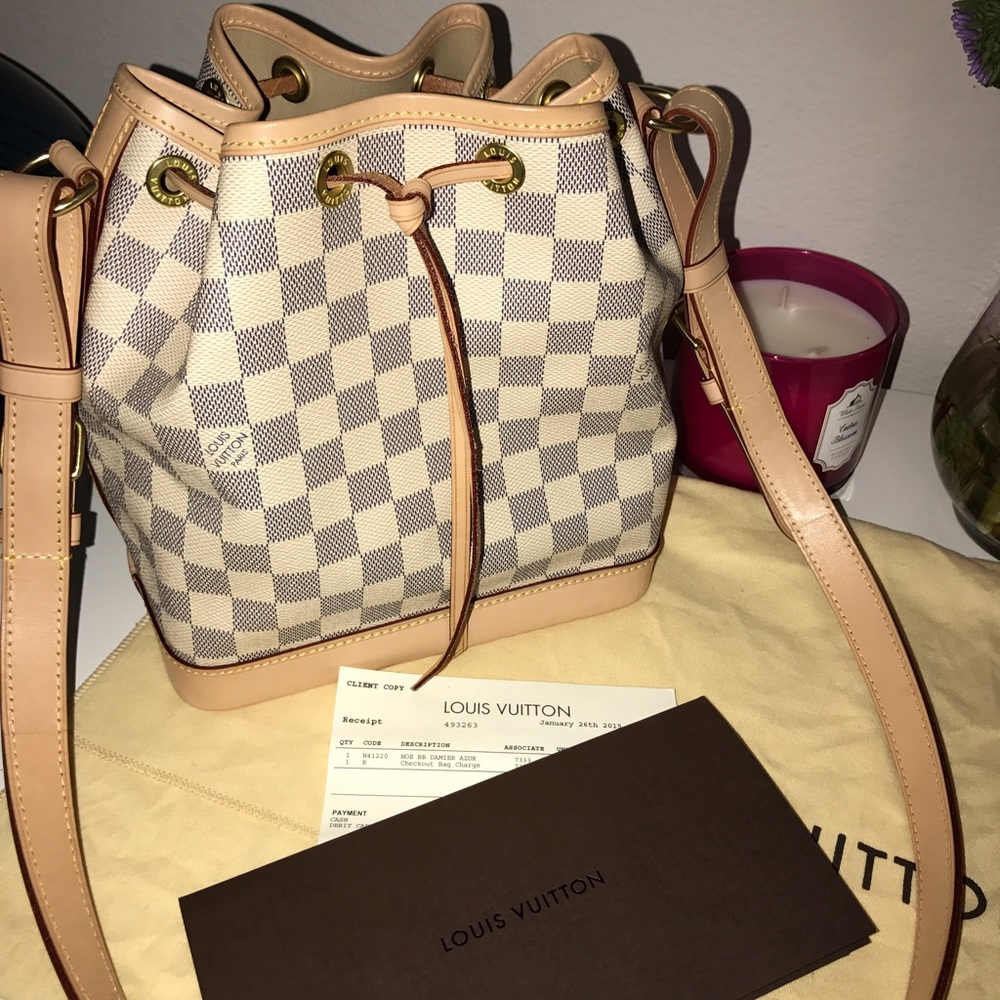 Authentic Louis Vuitton Noe Bb Azur