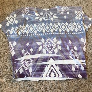 Cute off the shoulder loose fitting top