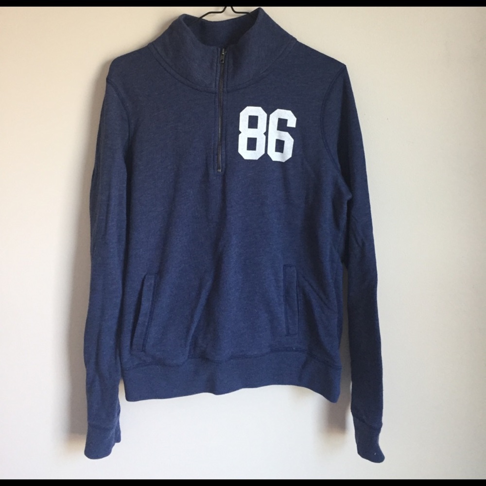 Navy PINK quarterzip