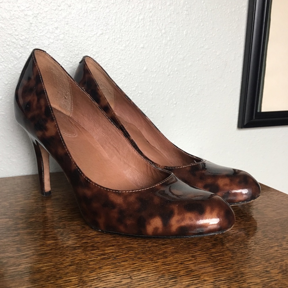 Corso Como Patent Tortoise Pumps, 3.5"