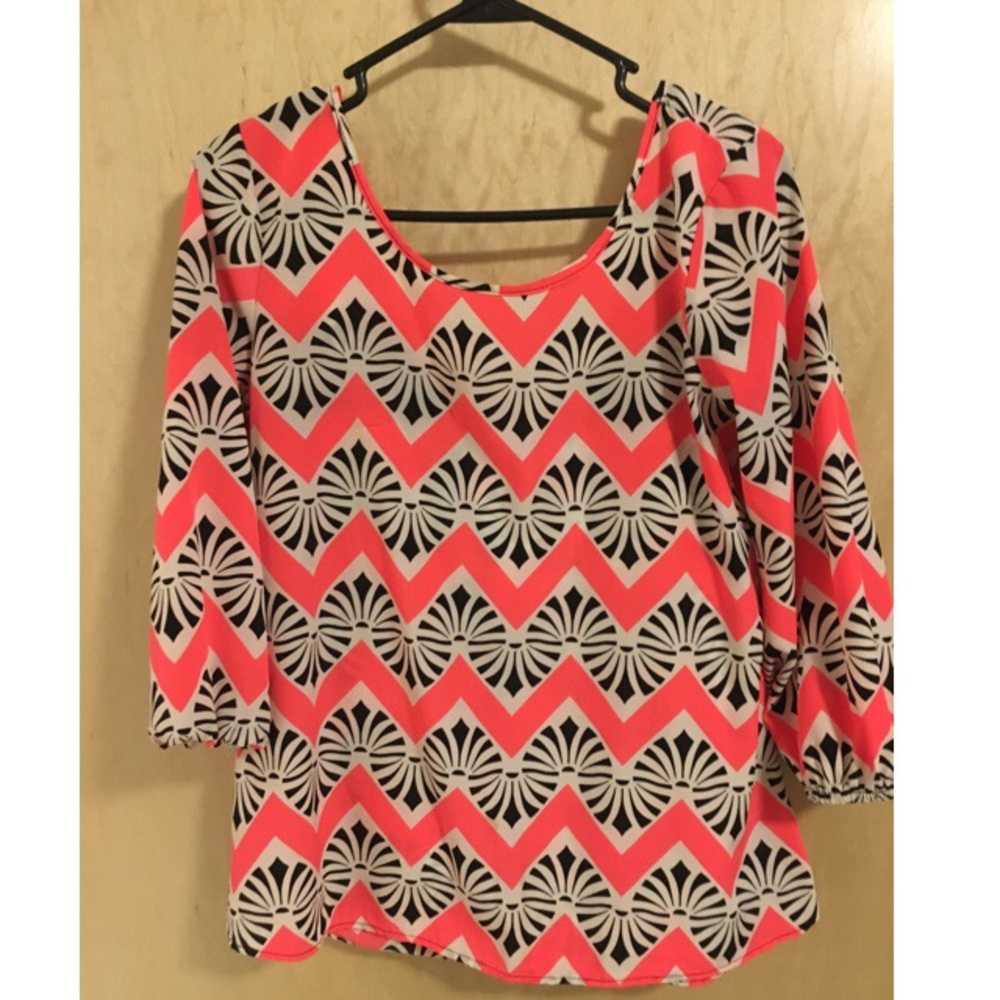 Pink Quarter sleeve Blouse