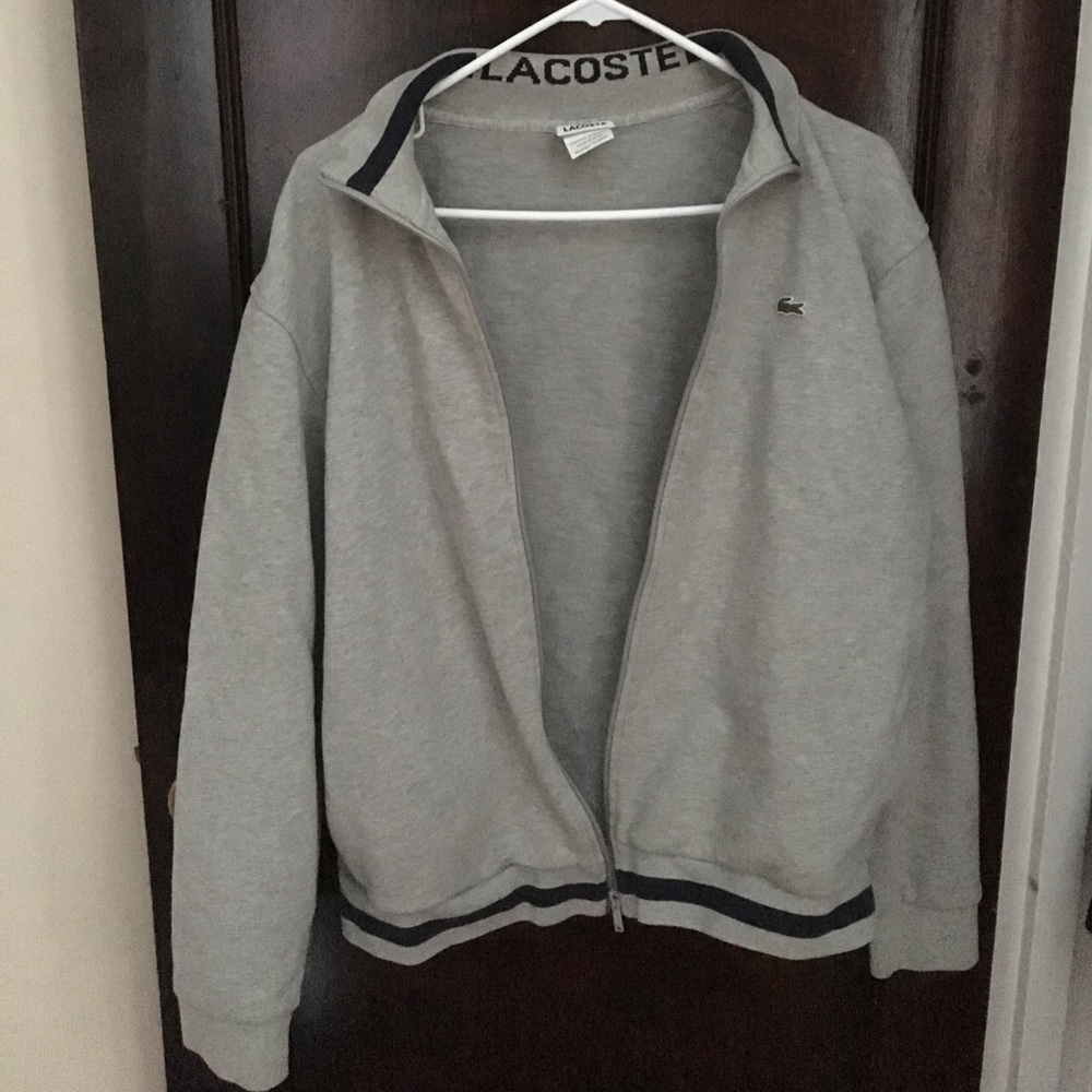 Lacoste med zip up sweater