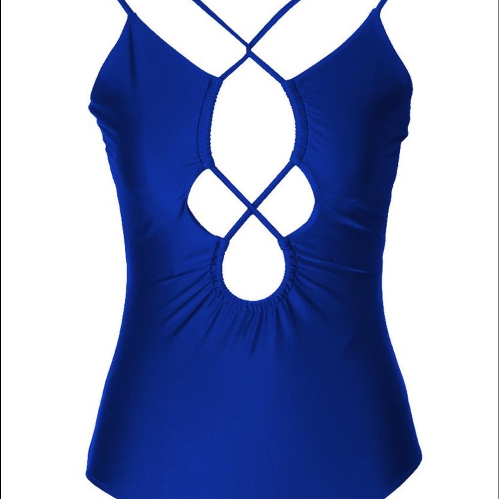 Cupshe strappy one piece bathing suit