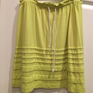 Lime green skirt perfect condition!