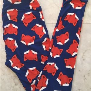 Lularoe OS fox leggings