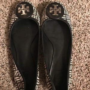 Tory Burch plaid flats